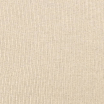 Estructura De Cama Con Cabecero De Tela Color Crema 90x190 Cm / Vetonek_4