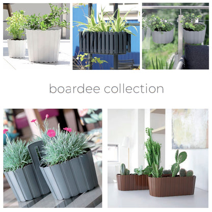 Maceta Boardee Basic 12l., Dimensiones (mm) 285x285x256, Color Blanco_1
