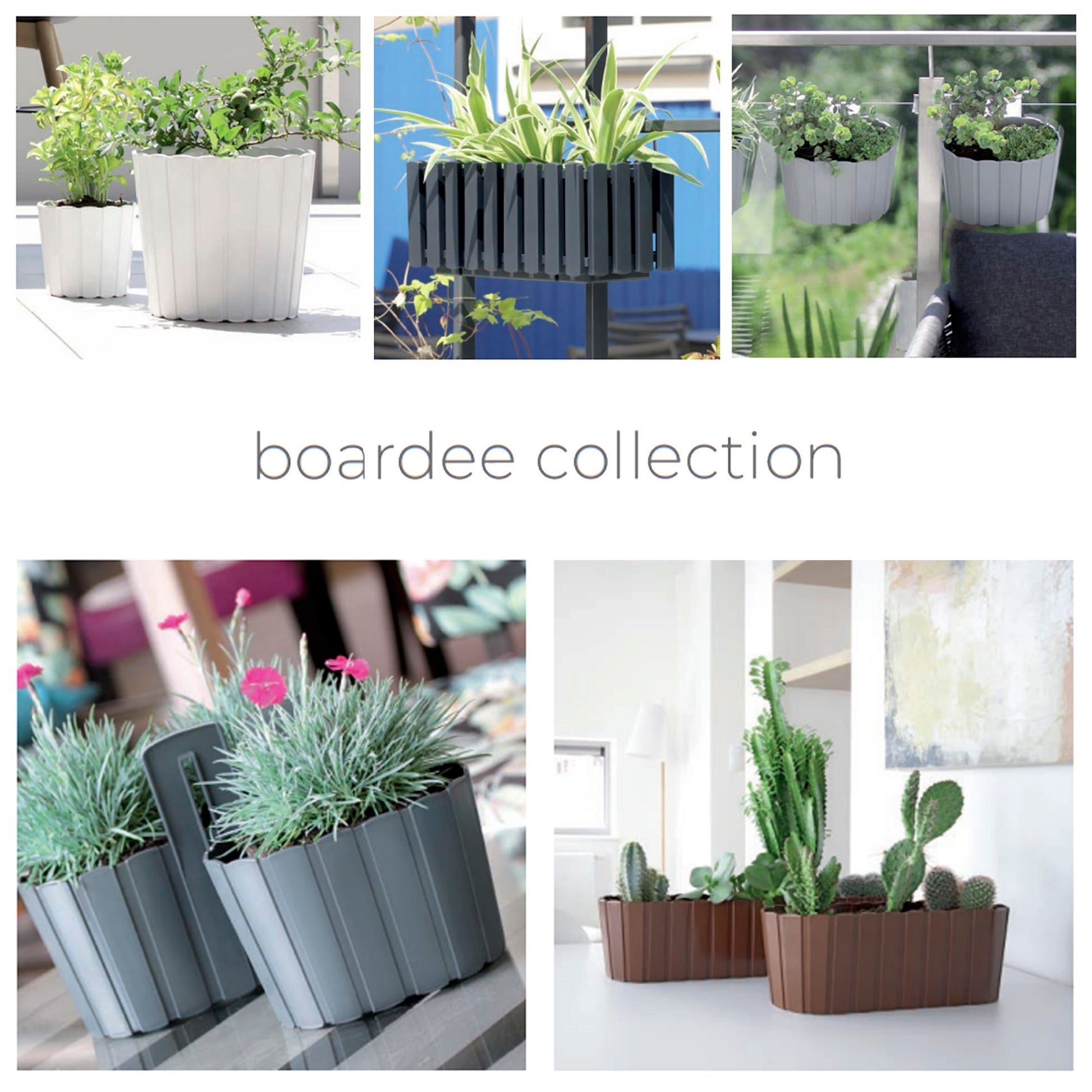 Maceta Boardee Basic 0,8l., Dimensiones (mm) 120x120x109, Color Blanco_1