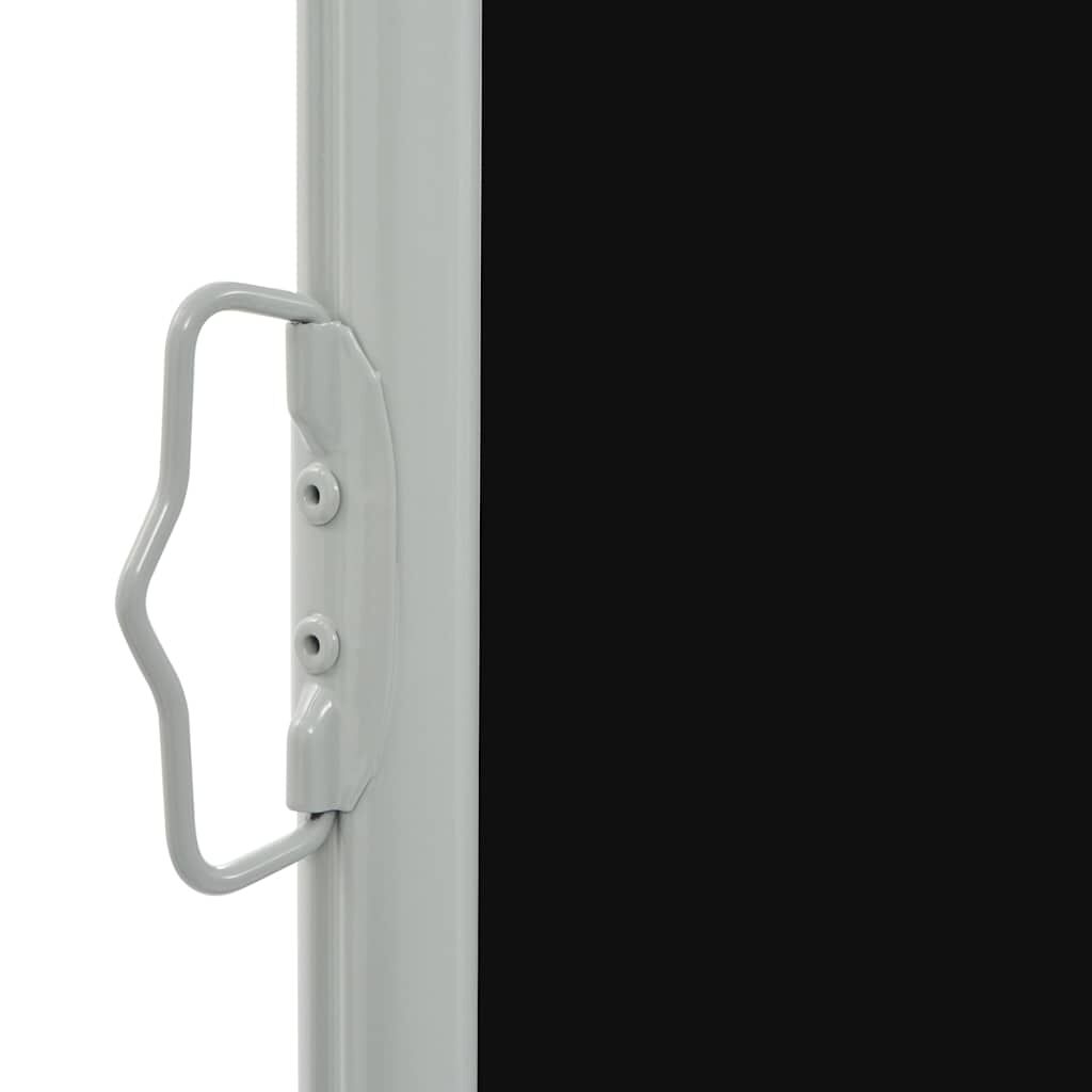 Vidaxl Toldo Lateral Retráctil De Jardín Negro 80x300 Cm_4