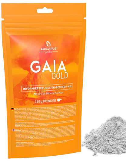 Aquarius Pro Life - Zeolita Bentonita Mix - Gaiagold 330g Detox Polvo_0