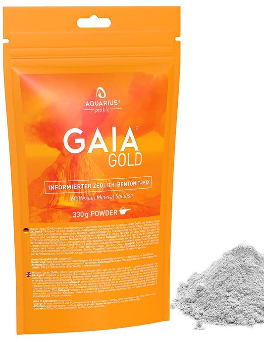 Aquarius Pro Life - Zeolita Bentonita Mix - Gaiagold 330g Detox Polvo_0