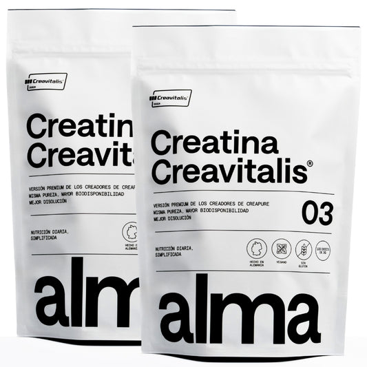 Creatina Monohidratada Creavitalis® Alma® 600 G En Polvo 99,9% Pureza | Vegana, Sin Gluten Ni Lactosa | 200 Dosis_0