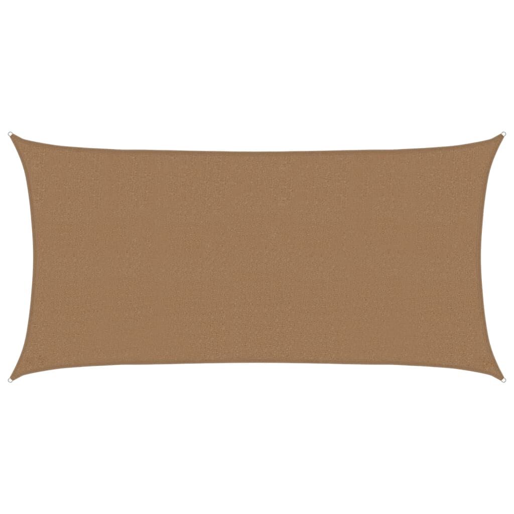 Vidaxl Toldo De Vela Hdpe Gris Taupe 160 G/m² 2x3,5 M_0