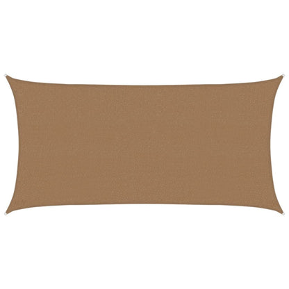 Vidaxl Toldo De Vela Hdpe Gris Taupe 160 G/m² 2x3,5 M_0