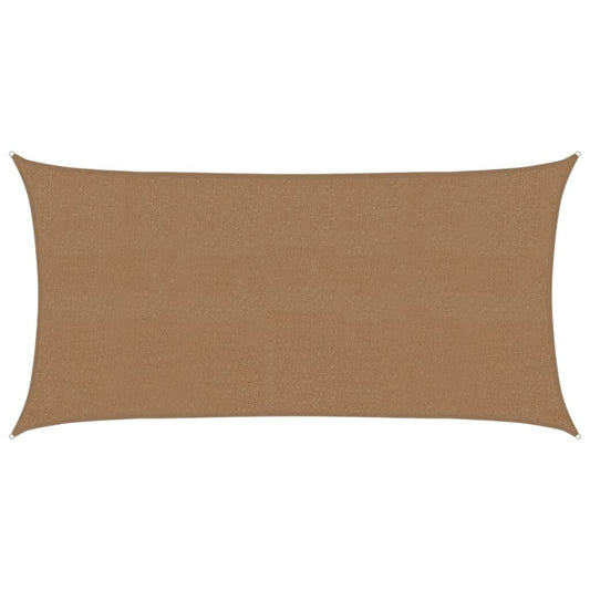 Vidaxl Toldo De Vela Hdpe Gris Taupe 160 G/m² 2x3,5 M_0