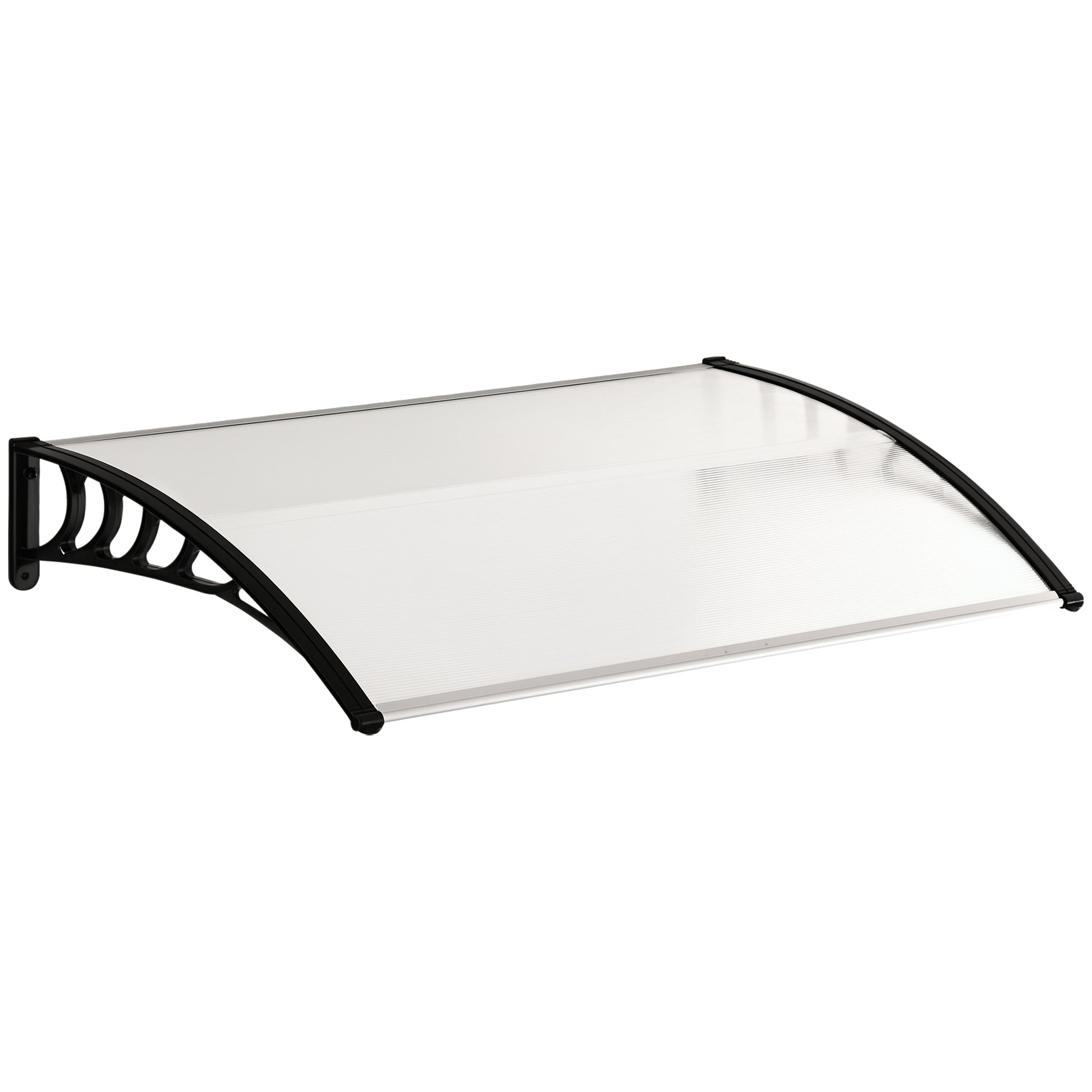 Outsunny Tejadillo De Protección Para Puertas Ventanas Contra Sol Y Lluvia_0