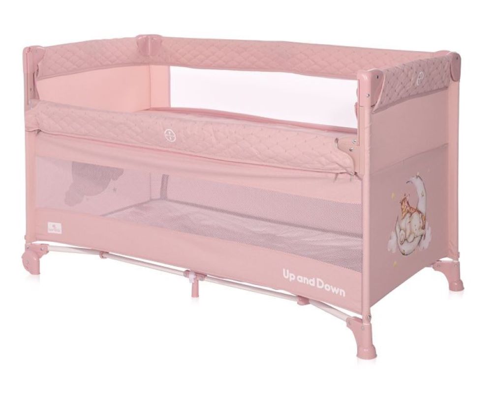 Cuna De Viaje Con Apertura Lateral Up And Down Mellow rose_1