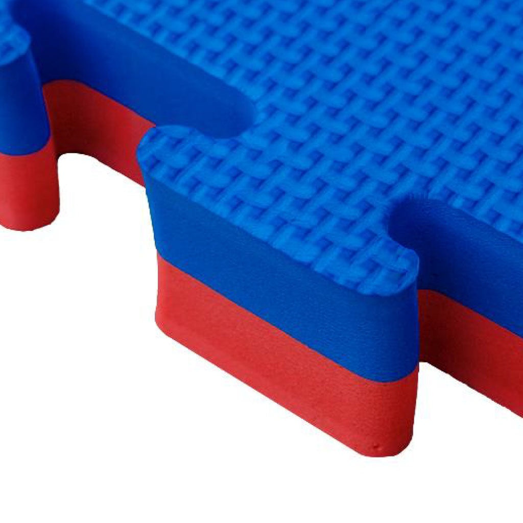 Tatami Puzzle 4cm 100x100cm – Superficie T Azul/rojo_1