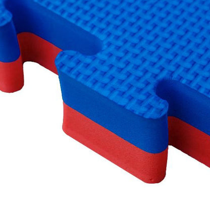 Tatami Puzzle 4cm 100x100cm – Superficie T Azul/rojo_1