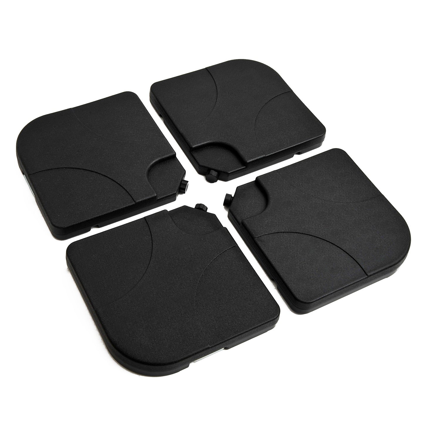 Outsunny Base Soporte De Sombrilla Pie Para Parasol Negro_0