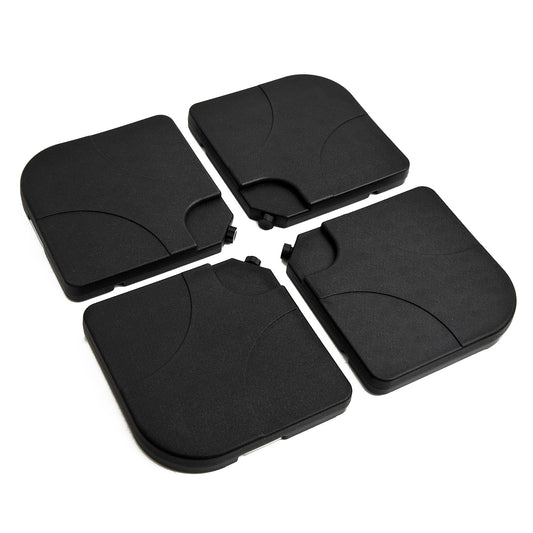 Outsunny Base Soporte De Sombrilla Pie Para Parasol Negro_0