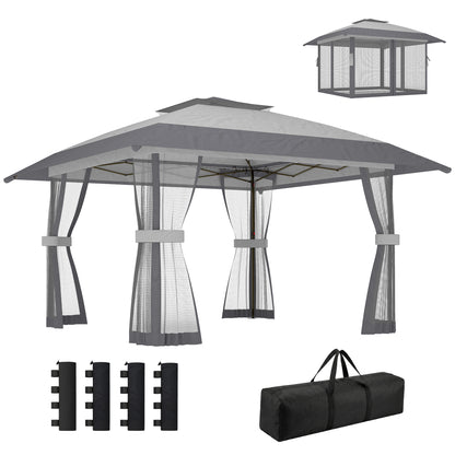 Outsunny Carpa Plegable 4x4 M_0