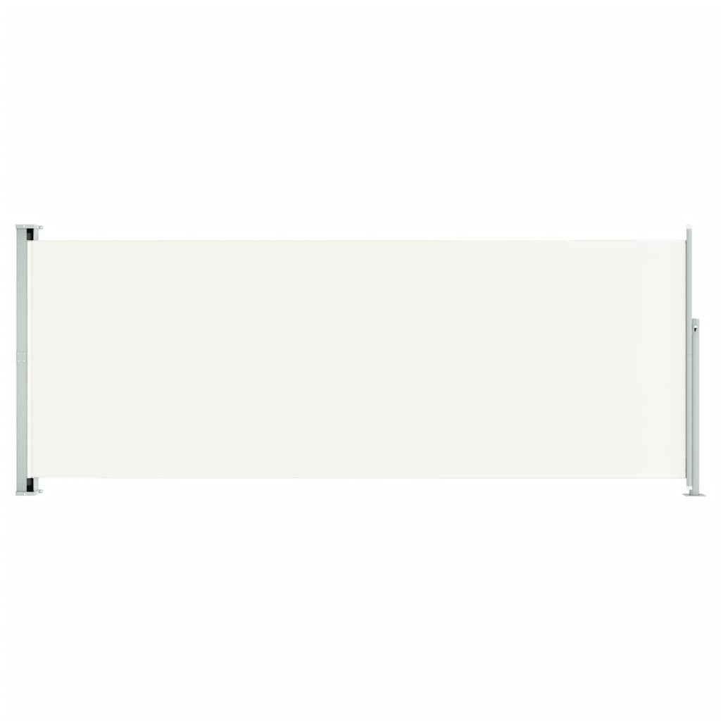 Vidaxl Toldo Lateral Retráctil De Jardín Crema 117x300 Cm_0