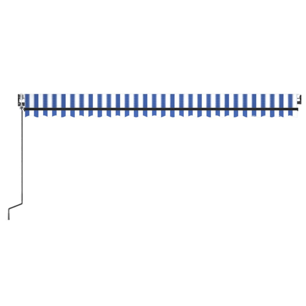 Toldo Automático Retráctil Azul Y Blanco 500x350 Cm_3