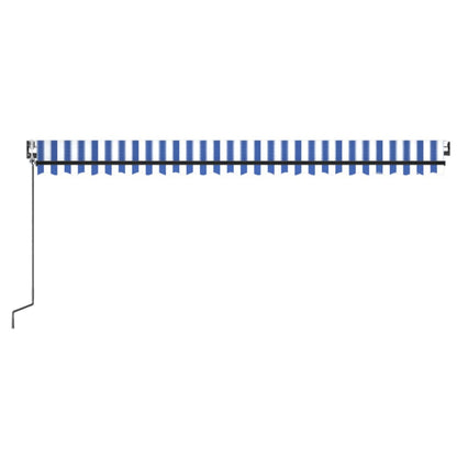 Toldo Automático Retráctil Azul Y Blanco 500x350 Cm_3