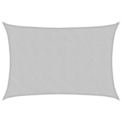Vidaxl Toldo De Vela Poliéster Oxford 100% Gris Claro 5x4 M_0