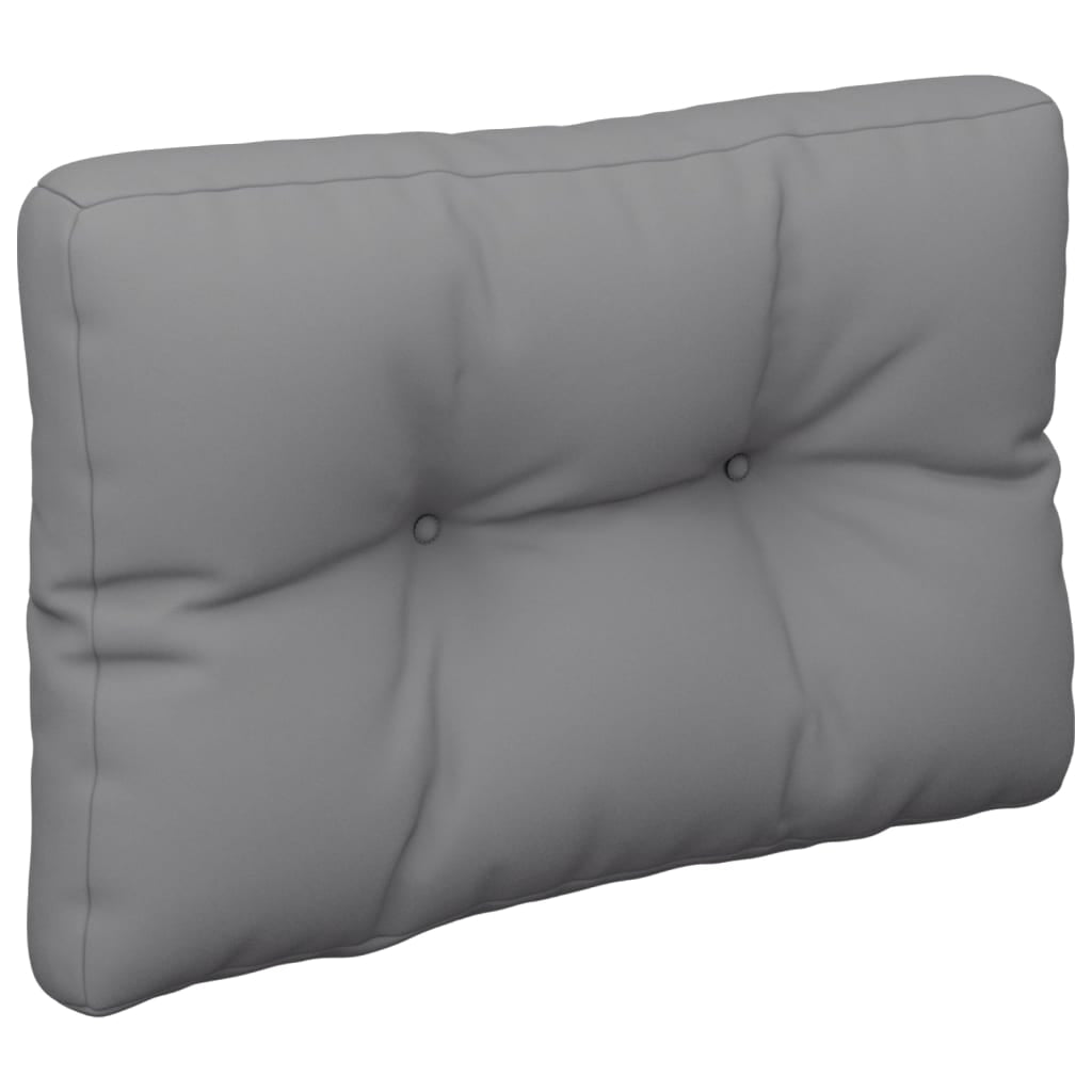 Vidaxl Cojín Para Sofá De Palets Tela Gris 60x40x12 Cm_0