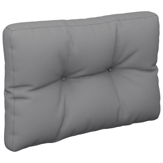 Vidaxl Cojín Para Sofá De Palets Tela Gris 60x40x12 Cm_0