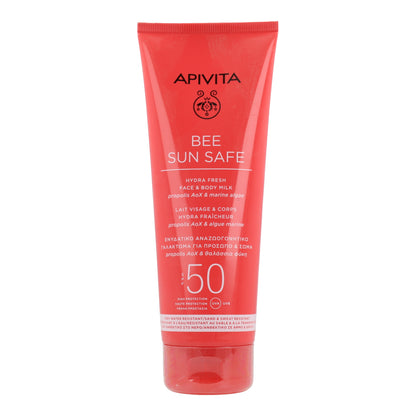 Leche Solar Hydra Fresh SPF50 Apivita 200 ml
