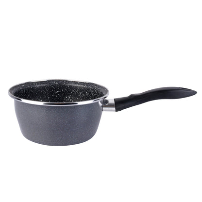 Magefesa K2 Gransasso Cazo 16, Acero Esmaltado Vitrificado, En Gris, Inducción Y Lavavajillas