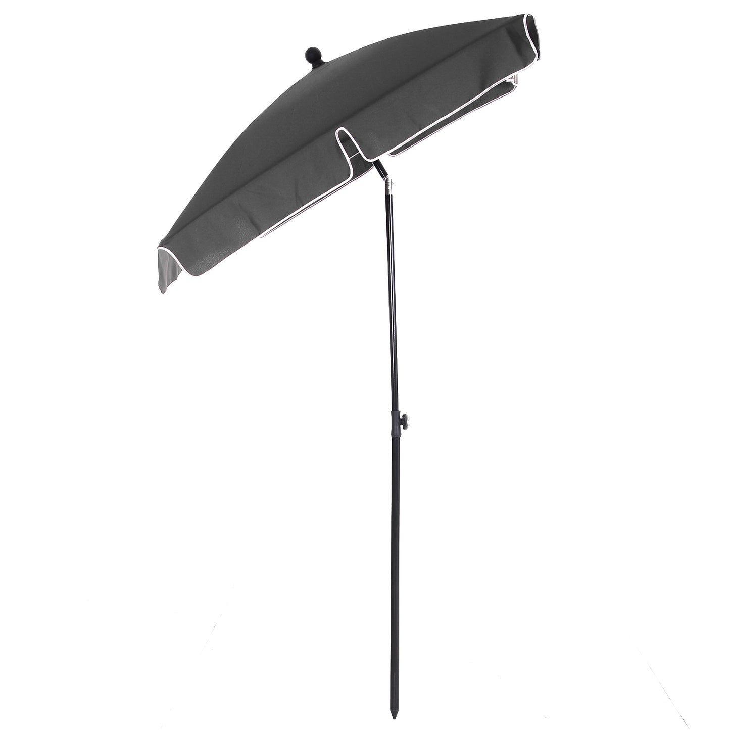 Outsunny Sombrilla De Jardín De Aluminio 2x1,3x2,5 M Gris_3