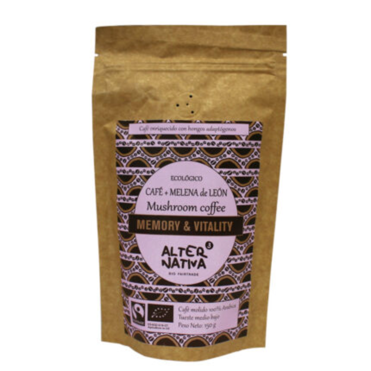Café con Melena de León molido BIO Alternativa3 150g