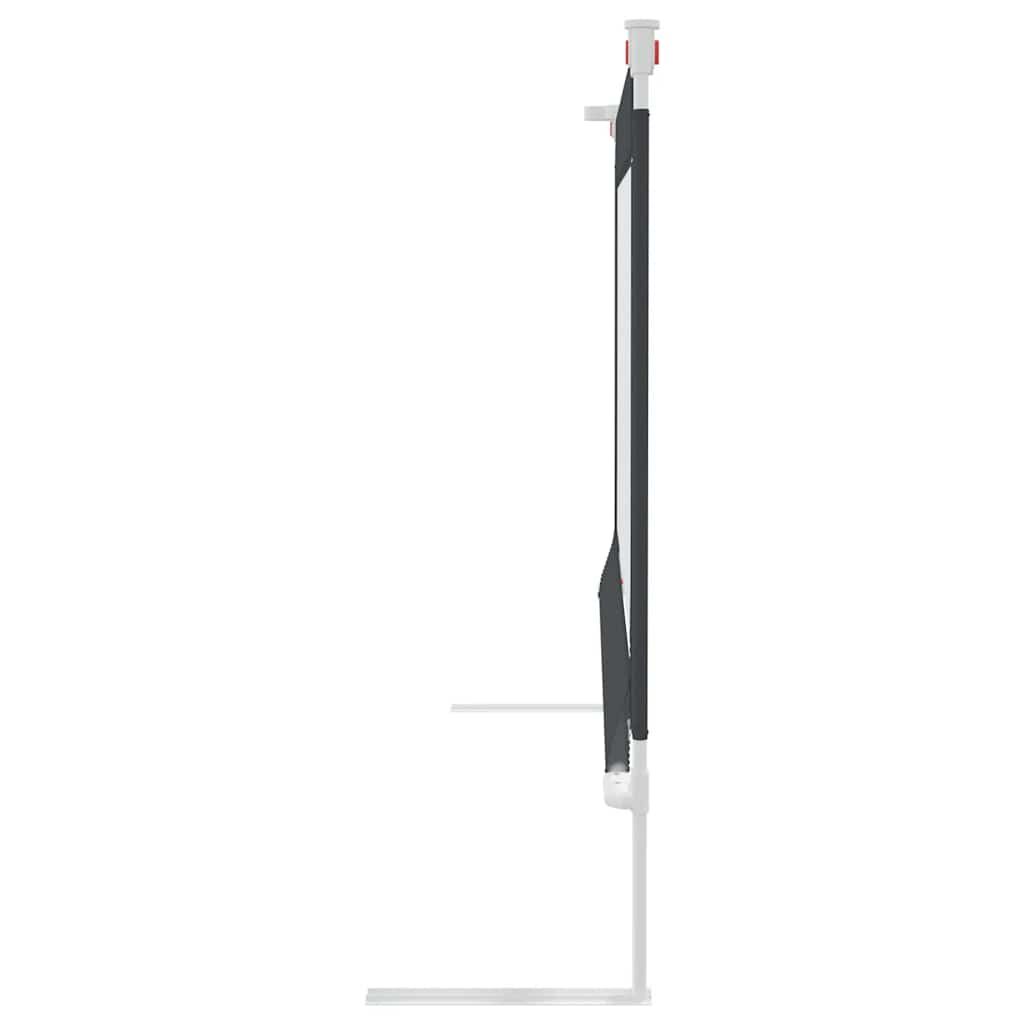 Vidaxl Barandilla De Seguridad Cama De Niño Gris Oscuro Tela 160x25 Cm_3