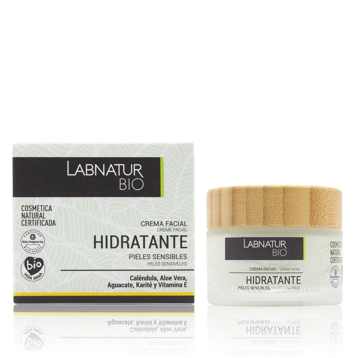 Crema Facial Hidratante Bio Pieles Sensibles 50 Ml | Aloe Vera Ecológico | Calma Y Protege | Hidratación Suave_0