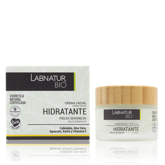 Crema Facial Hidratante Bio Pieles Sensibles 50 Ml | Aloe Vera Ecológico | Calma Y Protege | Hidratación Suave_0