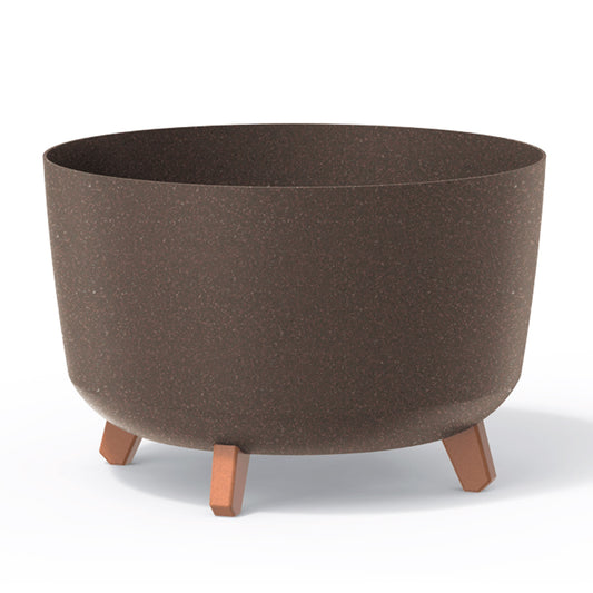 Macetero Color Café,sin Depósito , Colección Gracia De 39 X 39 X 25,7 Cm, Capacidad De 21,5 L._0