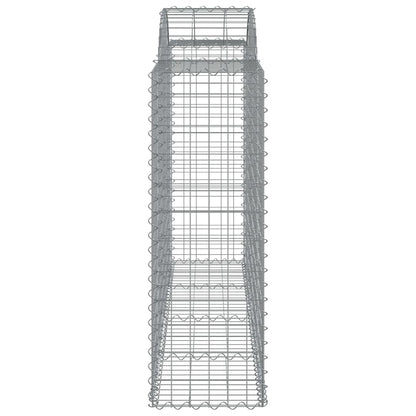 Cestas Gaviones 20 Uds Forma De Arco Hierro 200x50x120/140 Cm_4