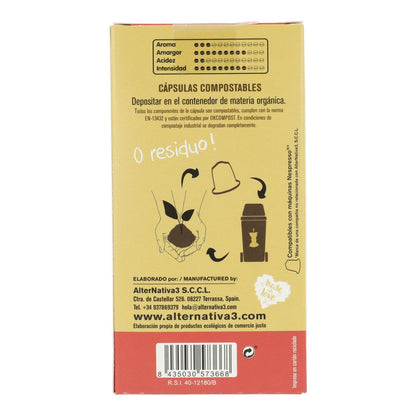 Cápsulas de Café Forte Alternativa 10 uds 5,5 g