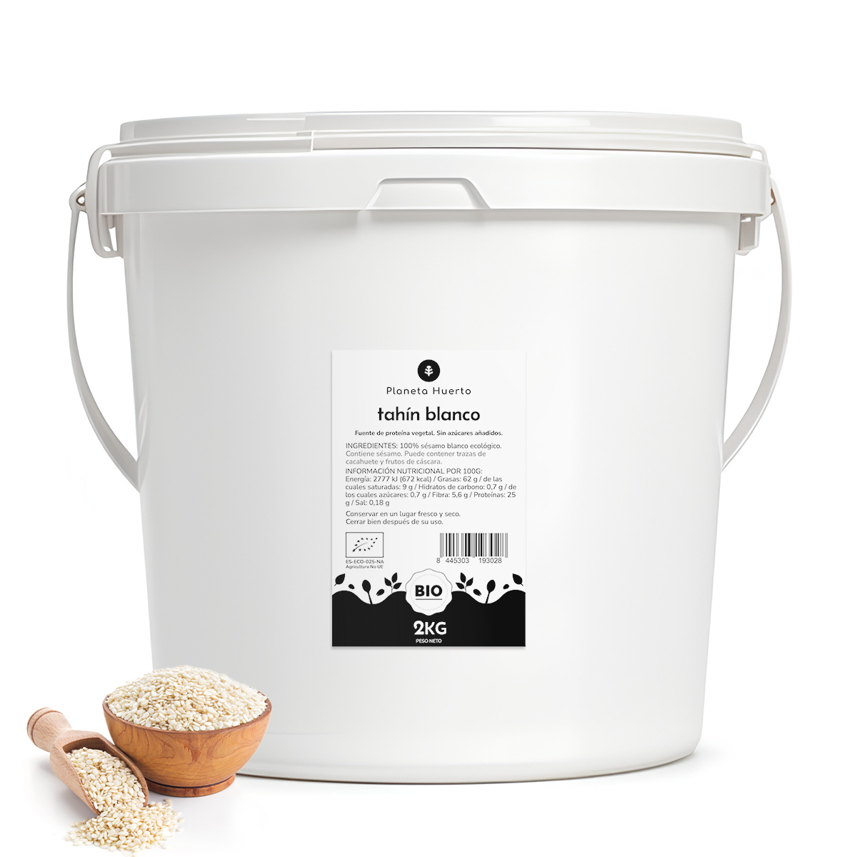 Tahin de sésamo blanco ECO Planeta Huerto 2kg