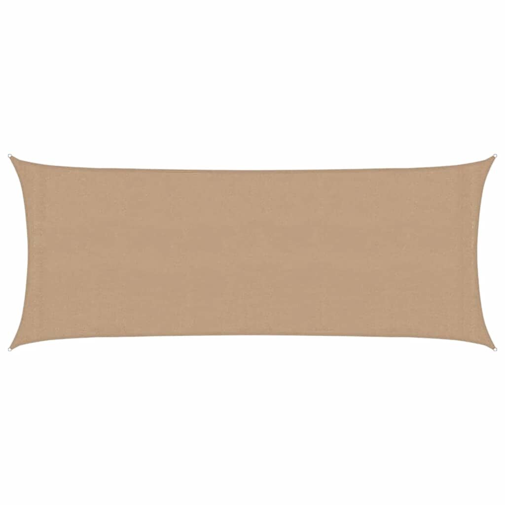 Vidaxl Toldo De Vela Hdpe Gris Taupe 160 G/m² 2x4,5 M_0