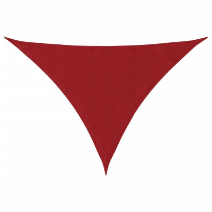 Toldo De Vela Triangular Tela Oxford Rojo 3,5x3,5x4,9m_0