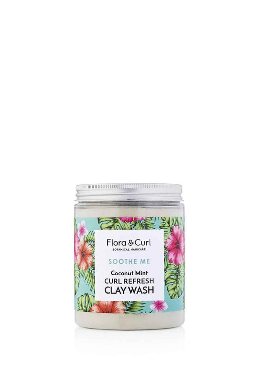 Arcilla Limpiadora Coconut Mint Curl Refresh Clay Wash Flora And Curl 260g_0