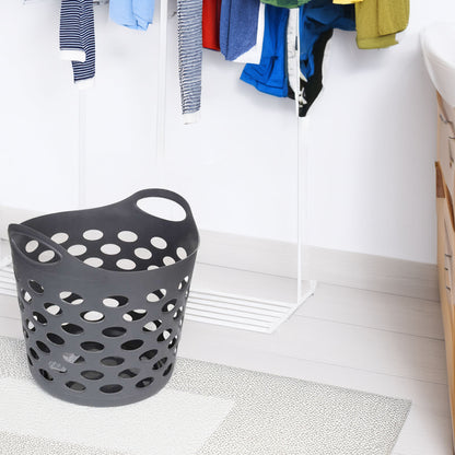 Wellhome - Cesto Para La Colada Gris 28 L_2