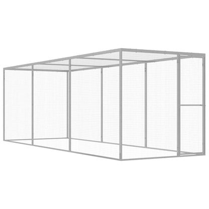 Vidaxl Jaula Para Gatos Acero Galvanizado 4,5x1,5x1,5 M_0