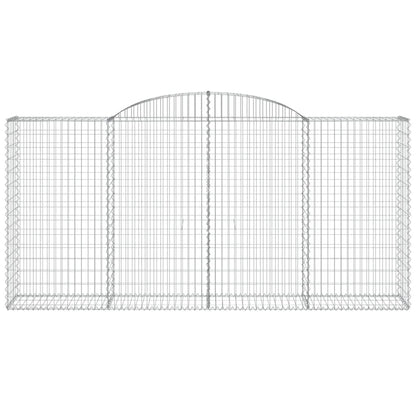 Cestas Gaviones 15 Uds Forma De Arco Hierro 300x50x140/160 Cm_3
