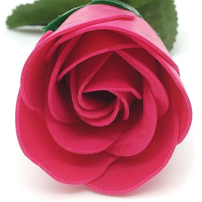 Rosa Con Pétalos De Jabón Aromático Para Baño Relajante (fucsia) - Regalo Original Para Días Especiales - Aroma Atalcado_3