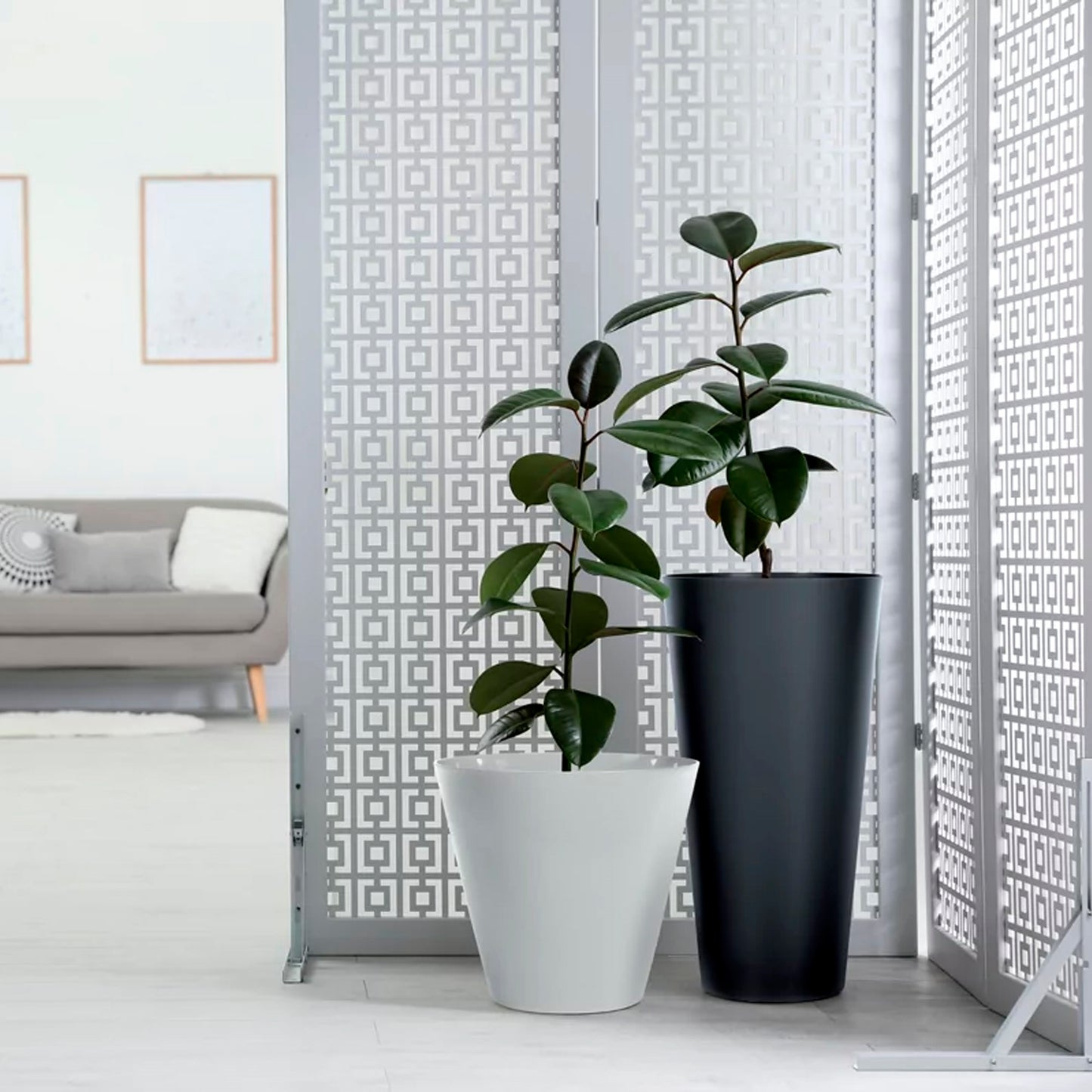 Maceta Tubus 12l., Dimensiones (mm) 300x300x280, Color Antracita