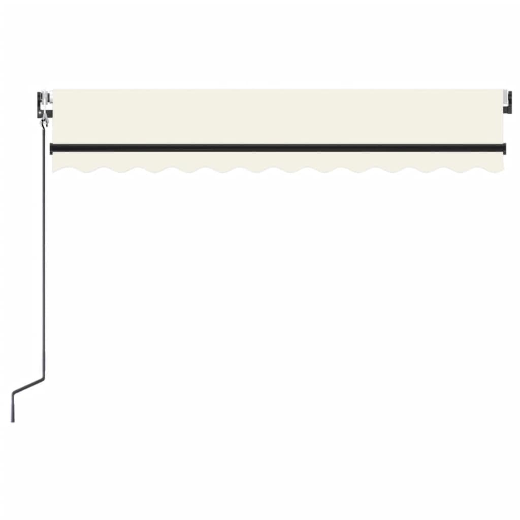 Toldo Automático Con Led Y Sensor De Viento Crema 350x250 Cm_3