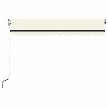 Toldo Automático Con Led Y Sensor De Viento Crema 350x250 Cm_3