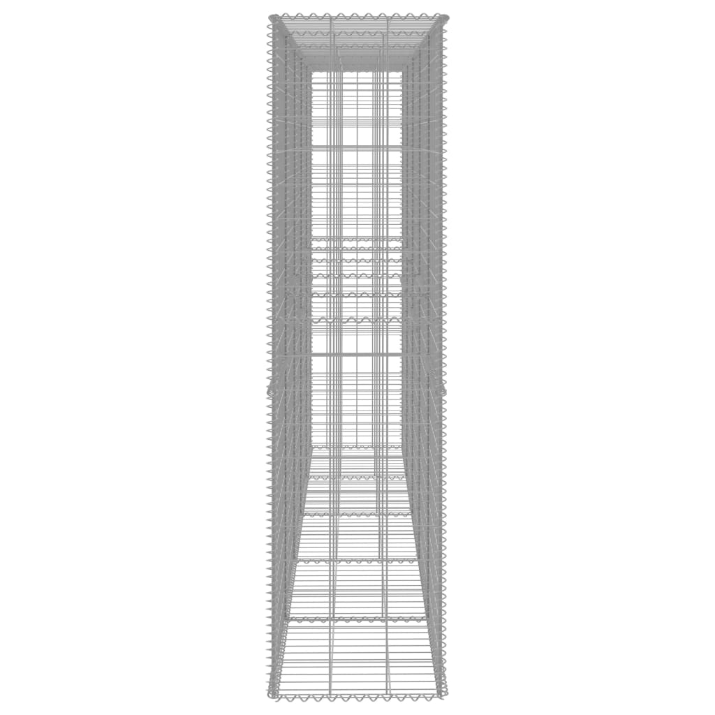 Muro De Gaviones Con Cubierta Acero Galvanizado 300x50x200 Cm / Vetonek_1