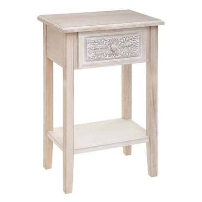 Wellhome Mesita Noche Decoración Color Blanco