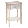 Wellhome Mesita Noche Decoración Color Blanco