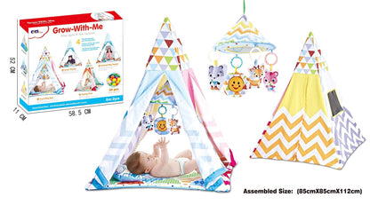 2 En 1 Manta De Actividades Tipi Musical Zig Zag_1