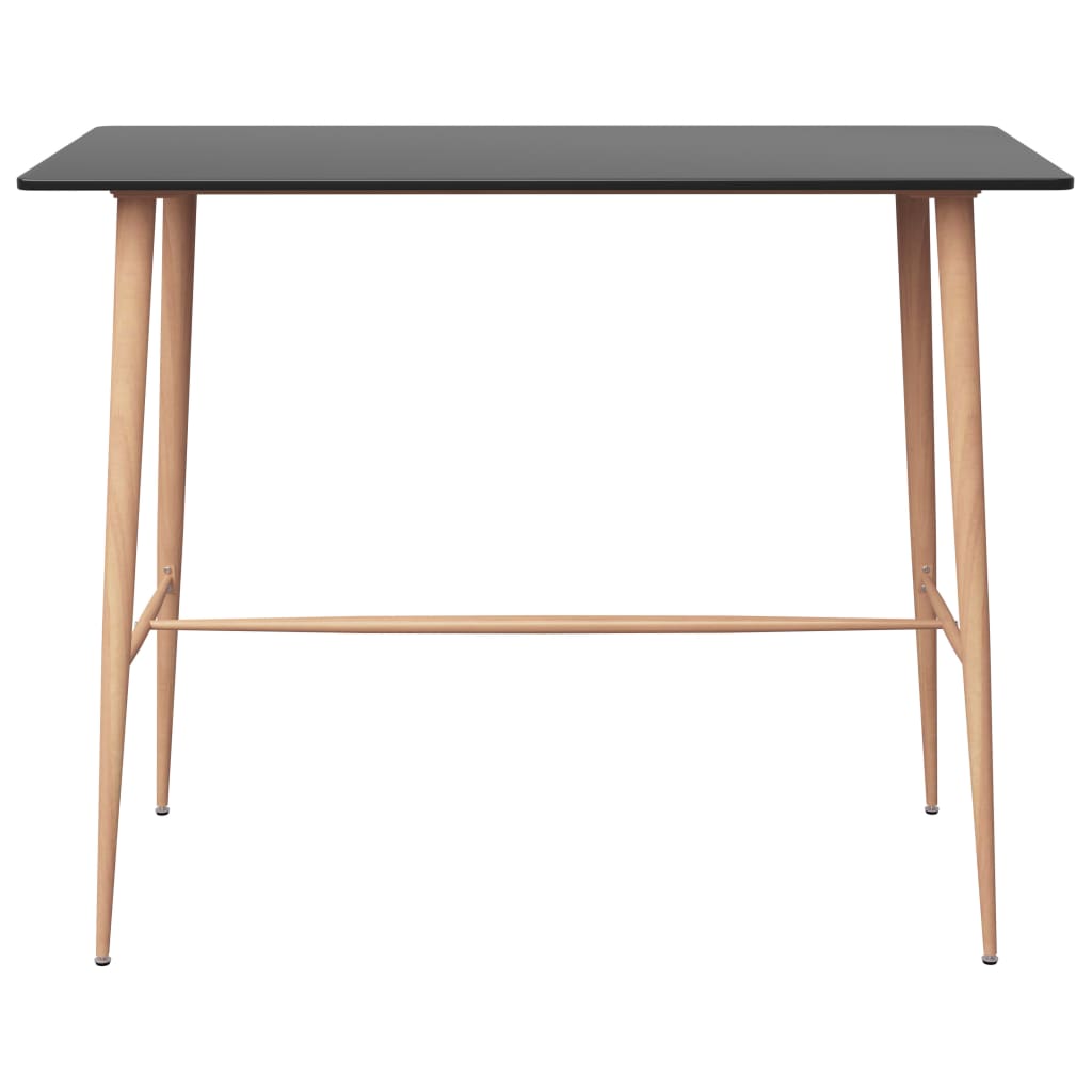 Mesa Alta De Cocina Negro 120x60x105 Cm_0