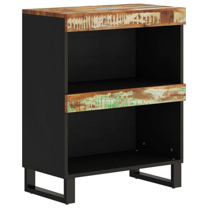 Armario Auxiliar Madera Maciza Reciclada 60x33x75 Cm_0